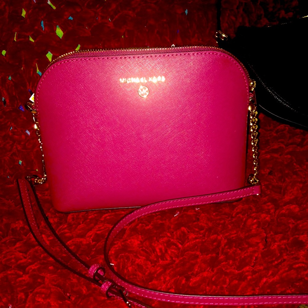 Burgundy Michael kors crossbody